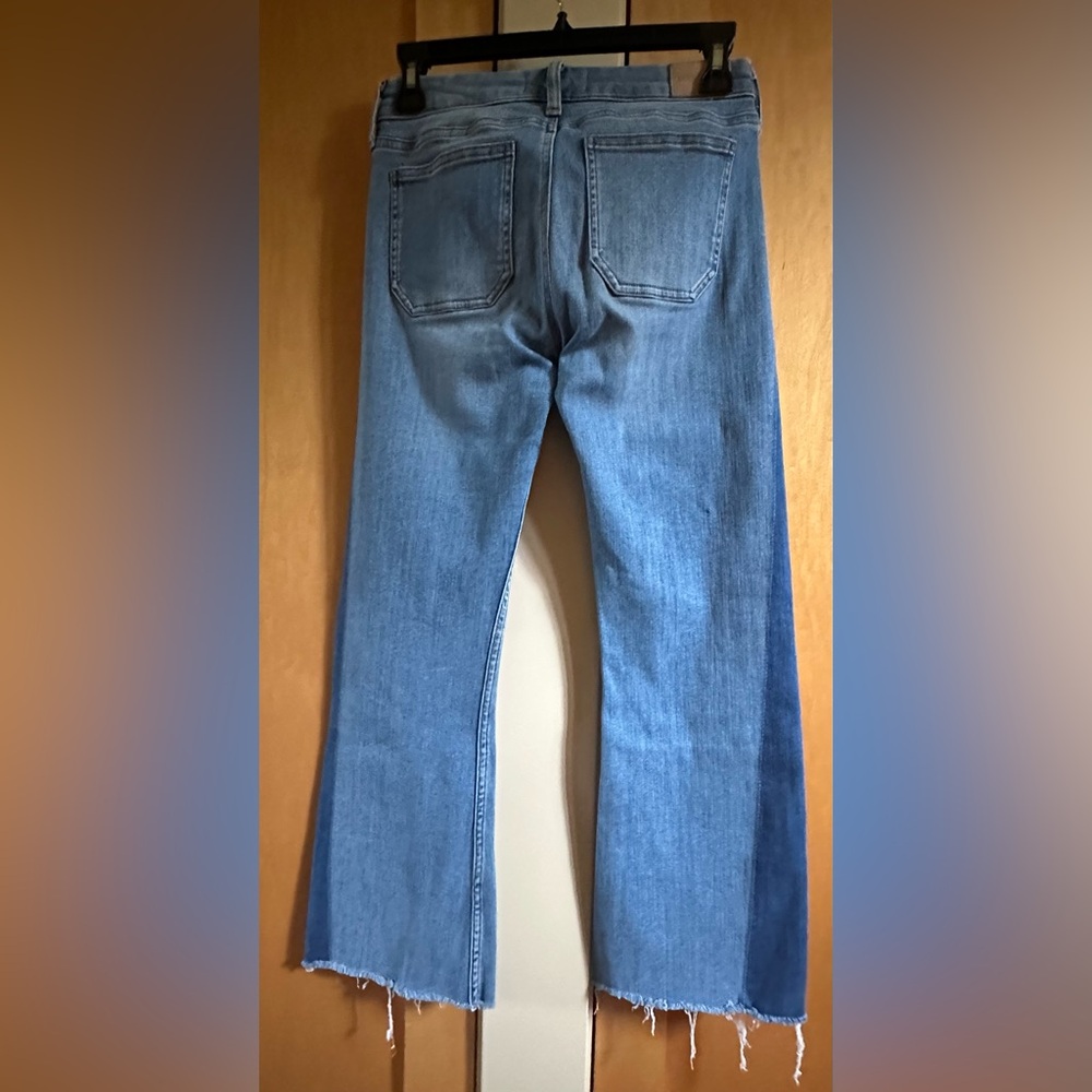 M.i.h. Lou High Rise Cropped Bell Jeans Two Tone, Size 25, Great Condition! - Picture 5 of 10